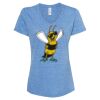 Women's Snow Heather Jersey V-Neck T-Shirt Thumbnail
