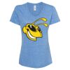Women's Snow Heather Jersey V-Neck T-Shirt Thumbnail