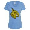 Women's Snow Heather Jersey V-Neck T-Shirt Thumbnail