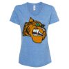 Women's Snow Heather Jersey V-Neck T-Shirt Thumbnail
