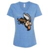Women's Snow Heather Jersey V-Neck T-Shirt Thumbnail