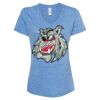 Women's Snow Heather Jersey V-Neck T-Shirt Thumbnail
