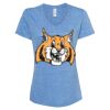 Women's Snow Heather Jersey V-Neck T-Shirt Thumbnail