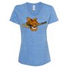 Women's Snow Heather Jersey V-Neck T-Shirt Thumbnail