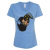 Women's Snow Heather Jersey V-Neck T-Shirt Thumbnail