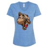 Women's Snow Heather Jersey V-Neck T-Shirt Thumbnail
