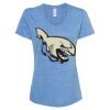 Women's Snow Heather Jersey V-Neck T-Shirt Thumbnail