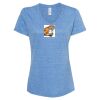 Women's Snow Heather Jersey V-Neck T-Shirt Thumbnail
