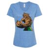 Women's Snow Heather Jersey V-Neck T-Shirt Thumbnail