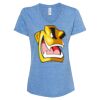 Women's Snow Heather Jersey V-Neck T-Shirt Thumbnail