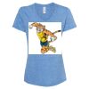 Women's Snow Heather Jersey V-Neck T-Shirt Thumbnail