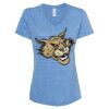 Women's Snow Heather Jersey V-Neck T-Shirt Thumbnail