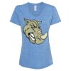 Women's Snow Heather Jersey V-Neck T-Shirt Thumbnail