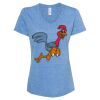 Women's Snow Heather Jersey V-Neck T-Shirt Thumbnail
