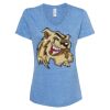 Women's Snow Heather Jersey V-Neck T-Shirt Thumbnail