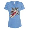 Women's Snow Heather Jersey V-Neck T-Shirt Thumbnail