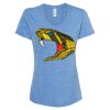 Women's Snow Heather Jersey V-Neck T-Shirt Thumbnail