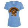 Women's Snow Heather Jersey V-Neck T-Shirt Thumbnail