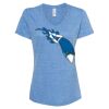 Women's Snow Heather Jersey V-Neck T-Shirt Thumbnail