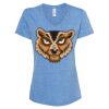 Women's Snow Heather Jersey V-Neck T-Shirt Thumbnail