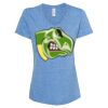 Women's Snow Heather Jersey V-Neck T-Shirt Thumbnail