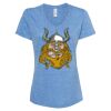 Women's Snow Heather Jersey V-Neck T-Shirt Thumbnail