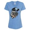 Women's Snow Heather Jersey V-Neck T-Shirt Thumbnail