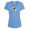 Women's Snow Heather Jersey V-Neck T-Shirt Thumbnail