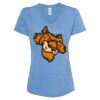 Women's Snow Heather Jersey V-Neck T-Shirt Thumbnail