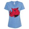 Women's Snow Heather Jersey V-Neck T-Shirt Thumbnail