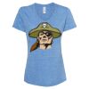 Women's Snow Heather Jersey V-Neck T-Shirt Thumbnail