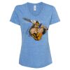 Women's Snow Heather Jersey V-Neck T-Shirt Thumbnail