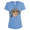 Women's Snow Heather Jersey V-Neck T-Shirt Thumbnail
