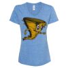 Women's Snow Heather Jersey V-Neck T-Shirt Thumbnail