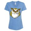 Women's Snow Heather Jersey V-Neck T-Shirt Thumbnail