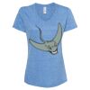 Women's Snow Heather Jersey V-Neck T-Shirt Thumbnail