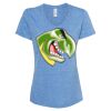 Women's Snow Heather Jersey V-Neck T-Shirt Thumbnail