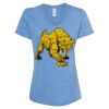 Women's Snow Heather Jersey V-Neck T-Shirt Thumbnail