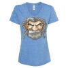 Women's Snow Heather Jersey V-Neck T-Shirt Thumbnail