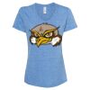 Women's Snow Heather Jersey V-Neck T-Shirt Thumbnail