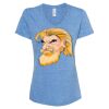 Women's Snow Heather Jersey V-Neck T-Shirt Thumbnail