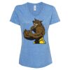 Women's Snow Heather Jersey V-Neck T-Shirt Thumbnail