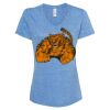 Women's Snow Heather Jersey V-Neck T-Shirt Thumbnail