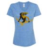 Women's Snow Heather Jersey V-Neck T-Shirt Thumbnail