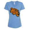 Women's Snow Heather Jersey V-Neck T-Shirt Thumbnail