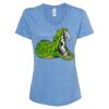 Women's Snow Heather Jersey V-Neck T-Shirt Thumbnail