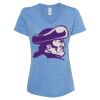 Women's Snow Heather Jersey V-Neck T-Shirt Thumbnail