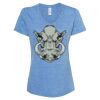 Women's Snow Heather Jersey V-Neck T-Shirt Thumbnail