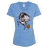 Women's Snow Heather Jersey V-Neck T-Shirt Thumbnail