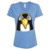 Women's Snow Heather Jersey V-Neck T-Shirt Thumbnail